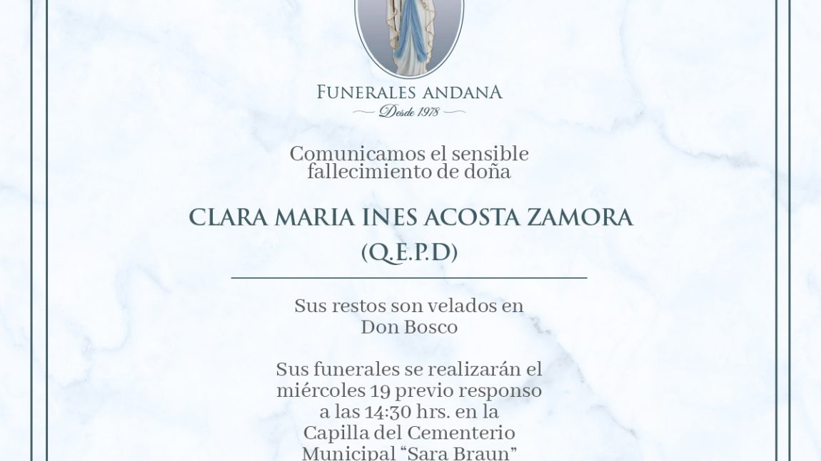 Clara Maria Ines Acosta Zamora