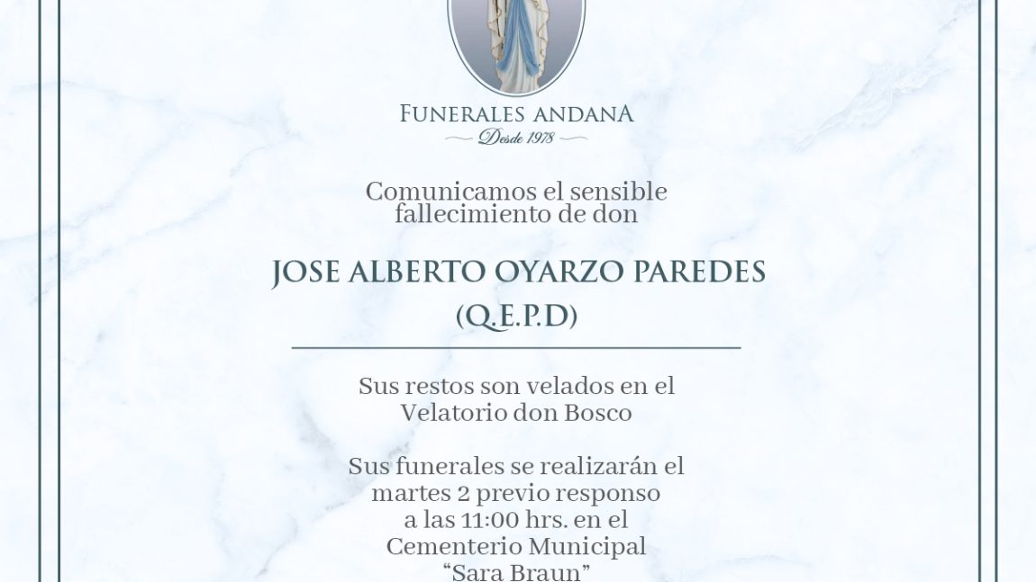 Jose Alberto Oyarzo Paredes