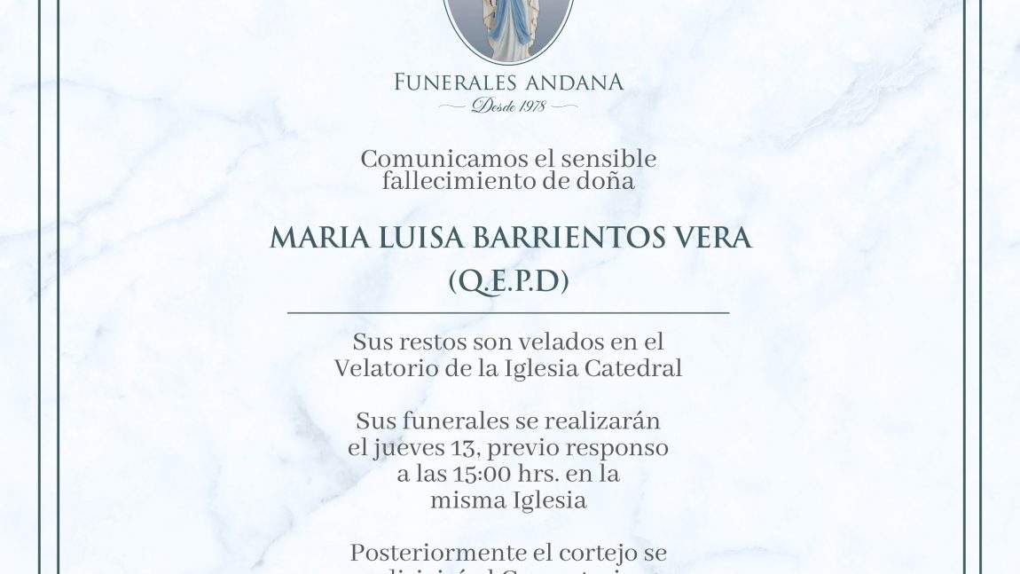 Maria Luisa Barrientos Vera