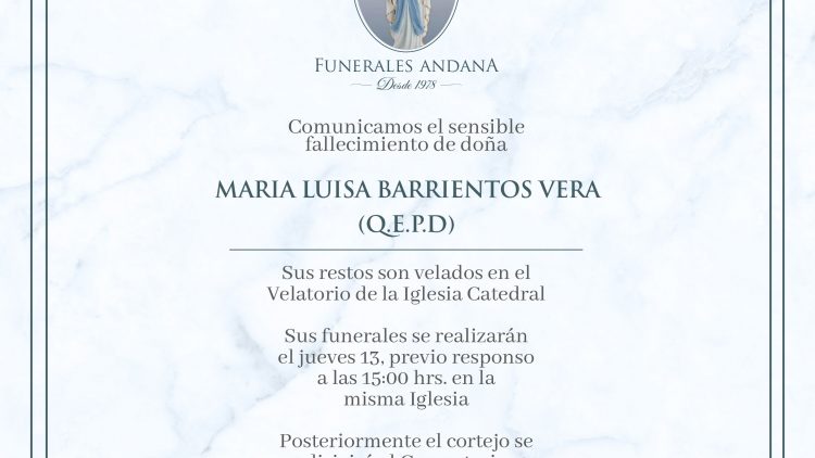 Maria Luisa Barrientos Vera