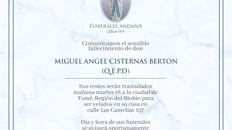 Miguel Angel Cisternas Berton