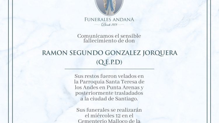 Ramon Segundo Gonzalez Jorquera