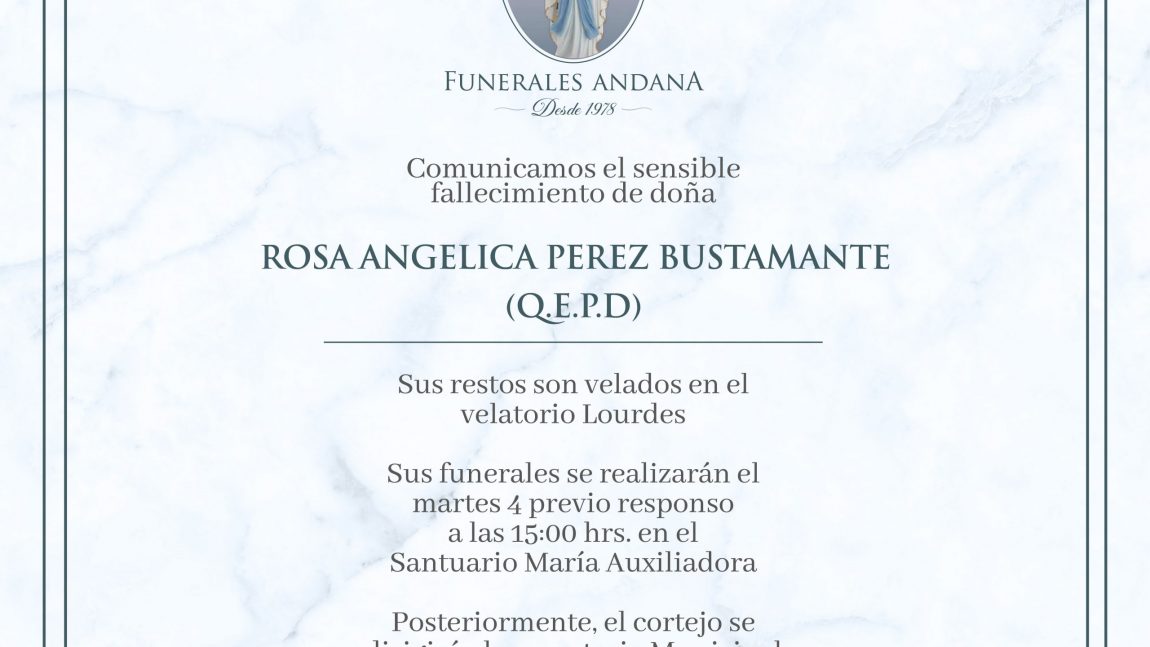 Rosa Angelica Perez Bustamante