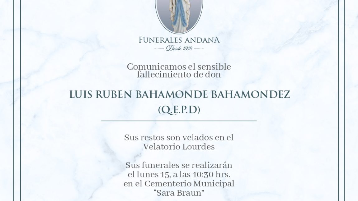 Luis Ruben Bahamonde Bahamondez
