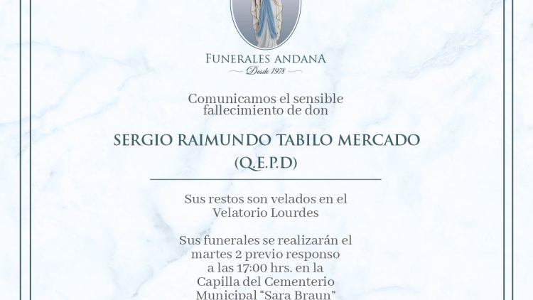 Sergio Raimundo Tabilo Mercado