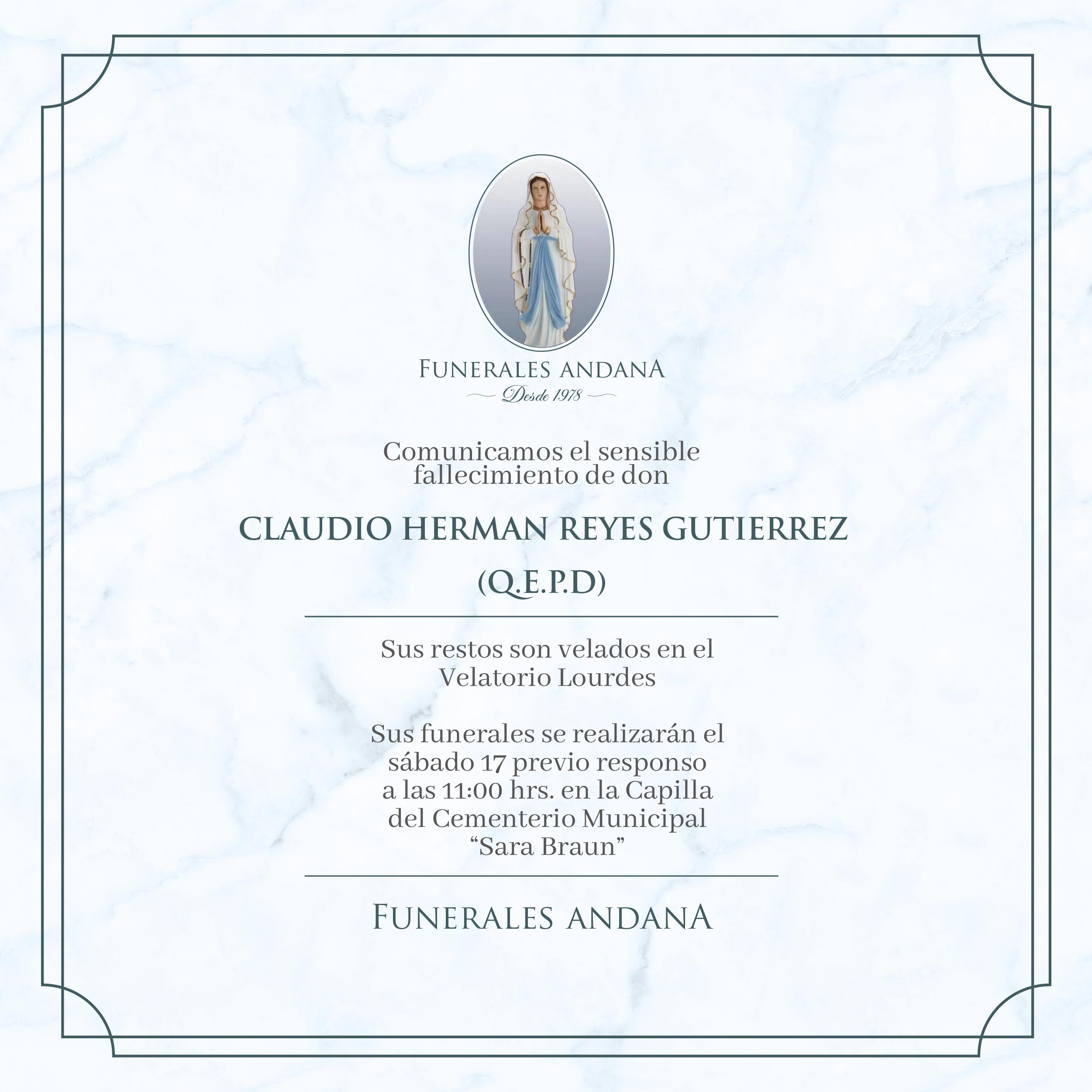 Claudio Herman Reyes Gutierrez