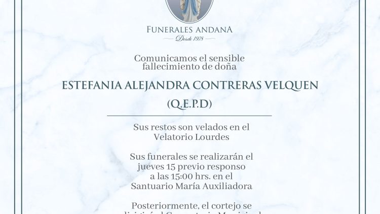 Estefania Alejandra Contreras Velquen