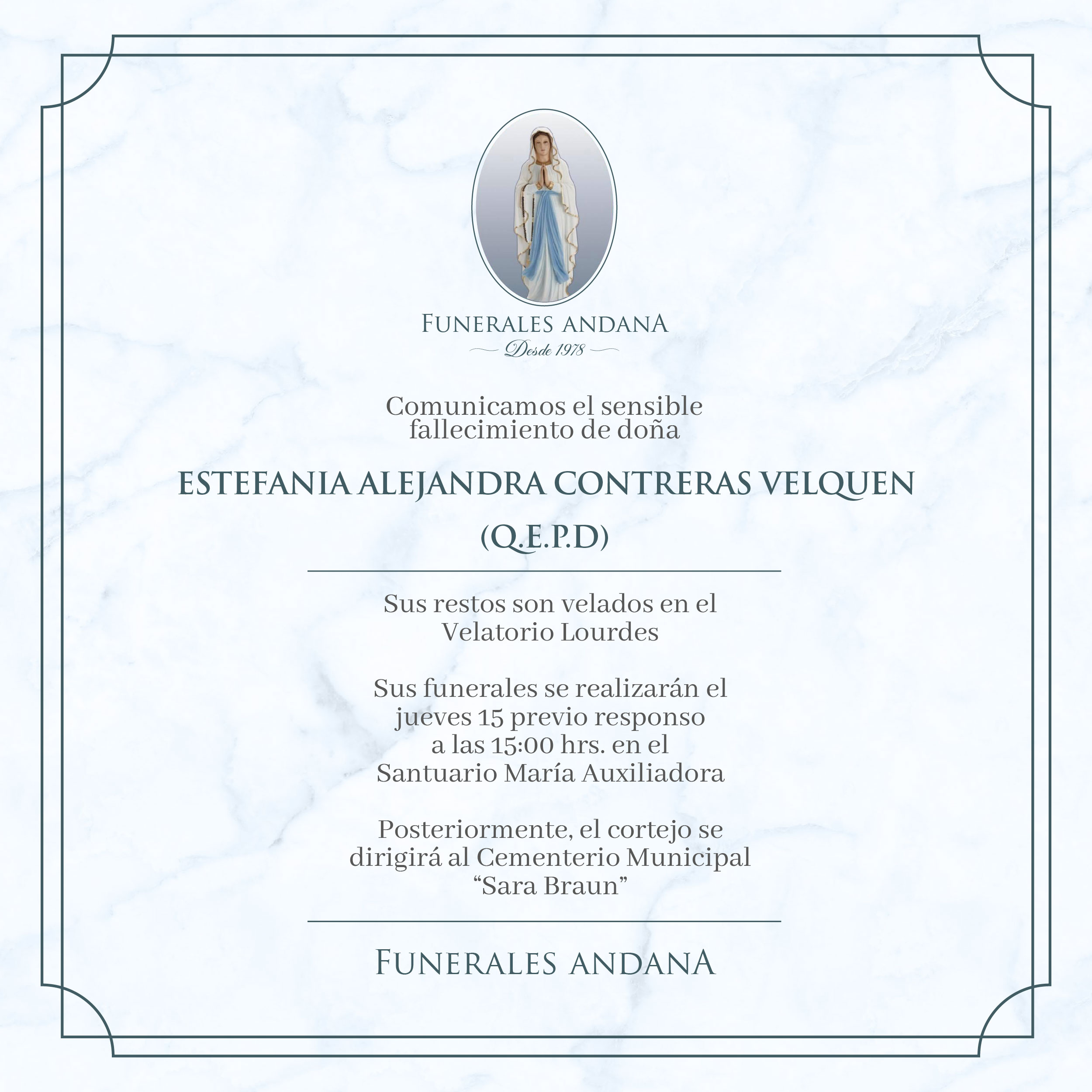 Estefania Alejandra Contreras Velquen