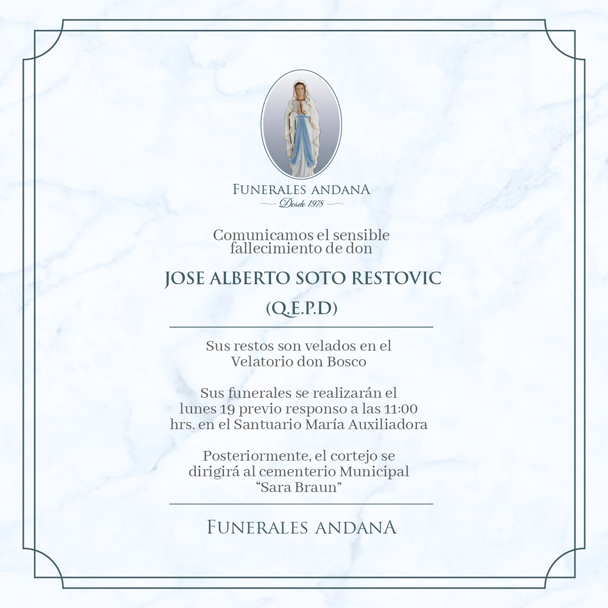 Jose Alberto Soto Restovic