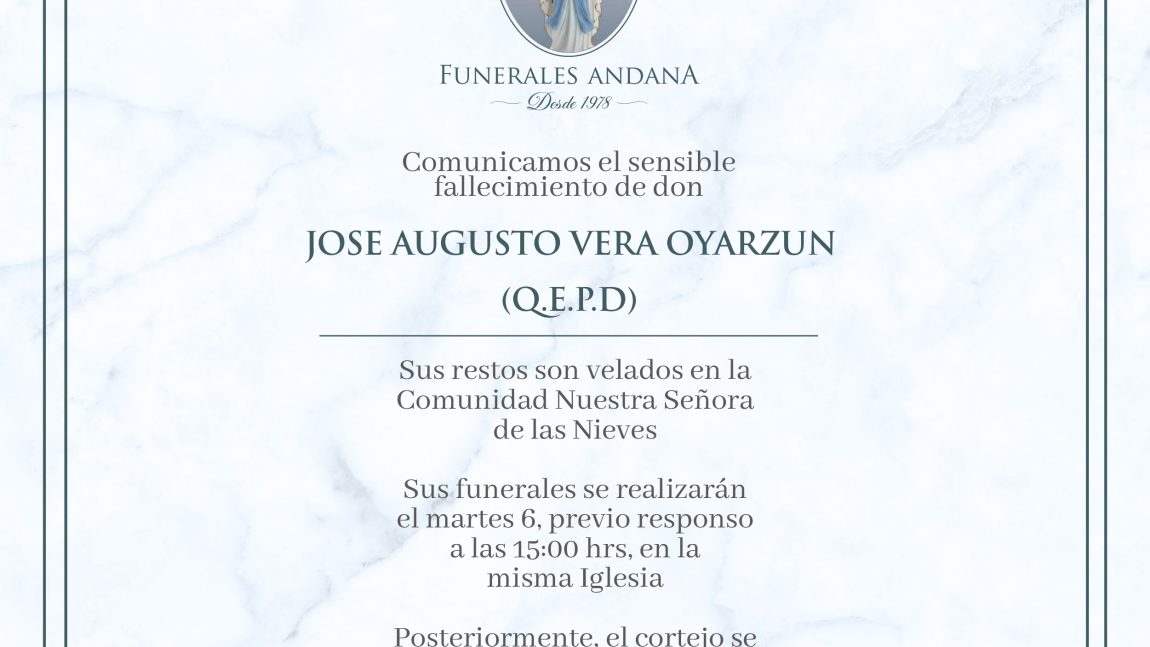Jose Augusto Vera Oyarzun