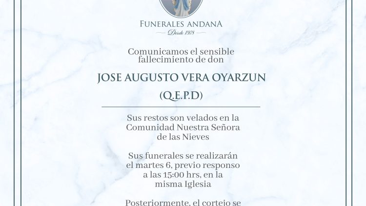 Jose Augusto Vera Oyarzun
