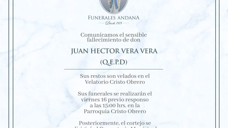 Juan Hector Vera Vera
