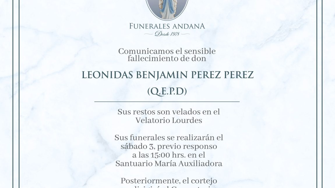 Leonidas Benjamin Perez Perez