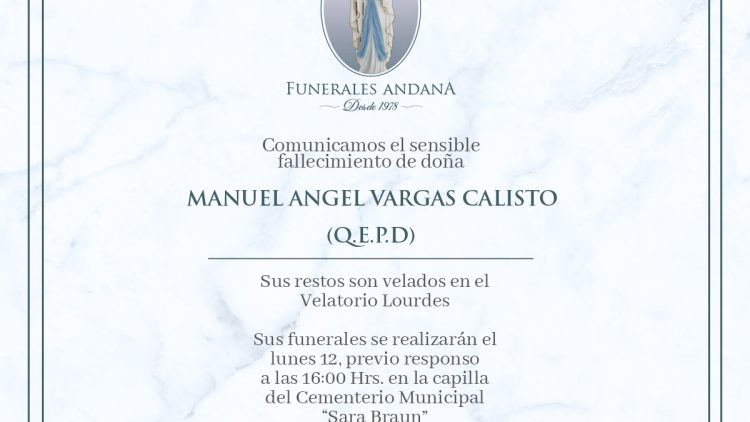 Manuel Angel Vargas Calisto