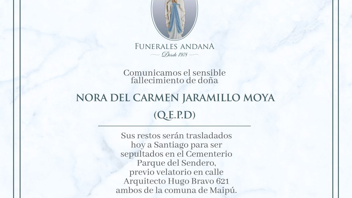 Nora Del Carmen Jaramillo Moya