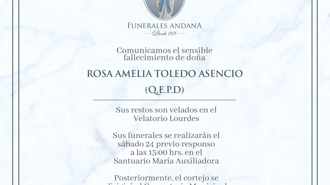 Rosa Amelia Toledo Asencio