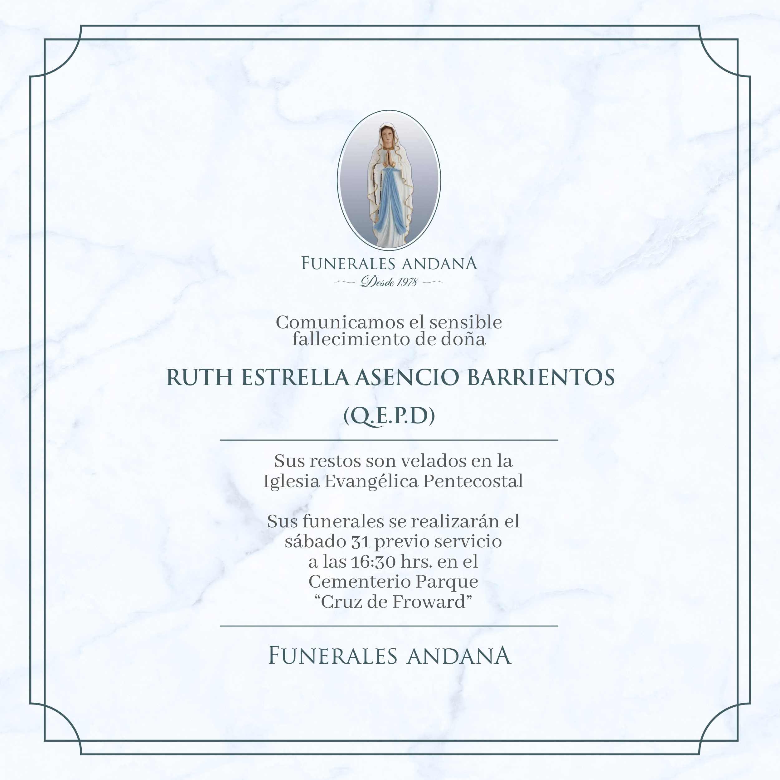 Ruth Estrella Asencio Barrientos