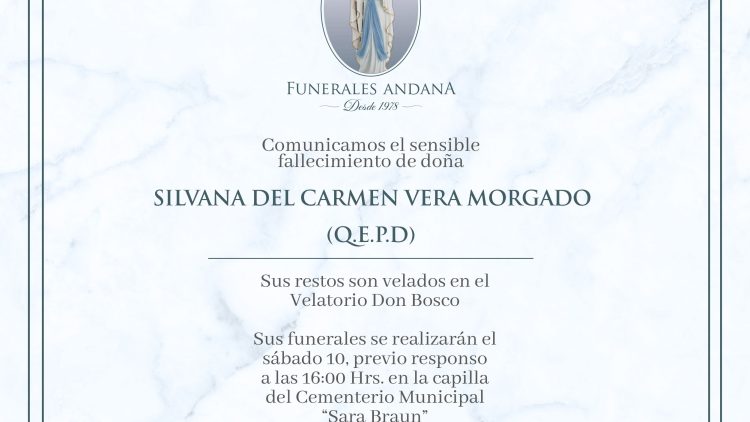Silvana Del Carmen Vera Morgado