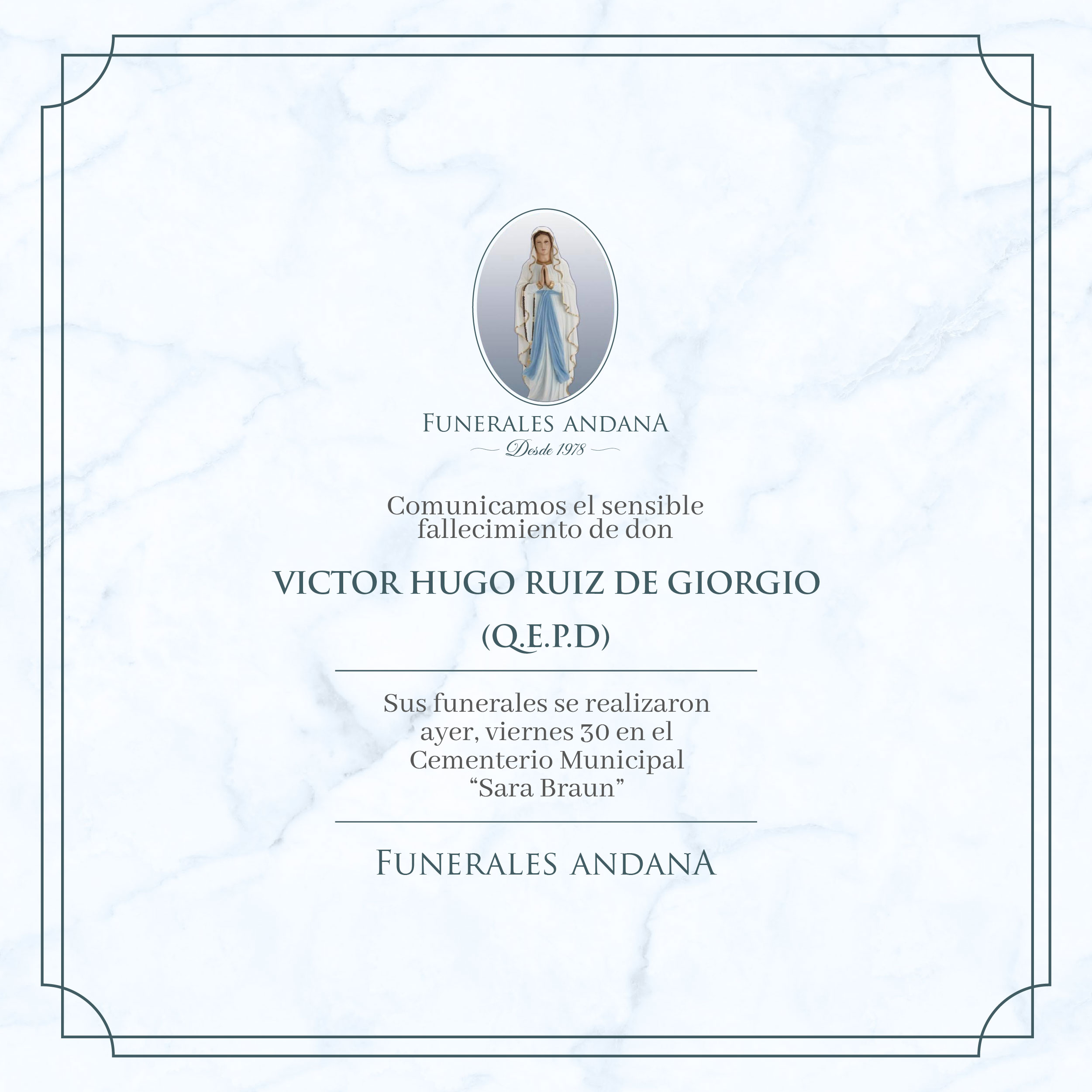 Victor Hugo Ruiz De Giorgio