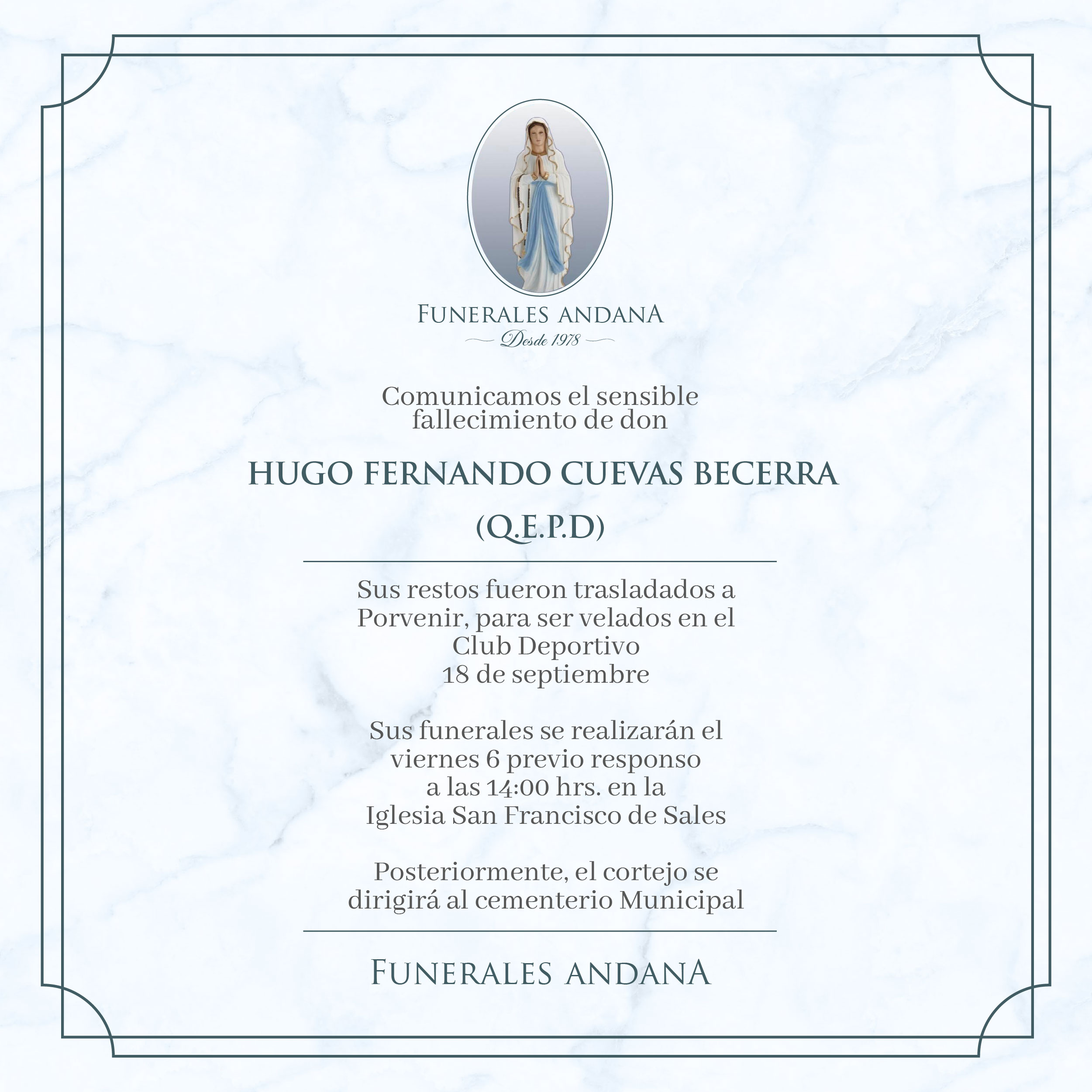 Hugo Fernando Cuevas Becerra