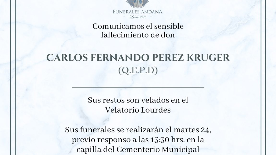Carlos Fernando Perez Kruger