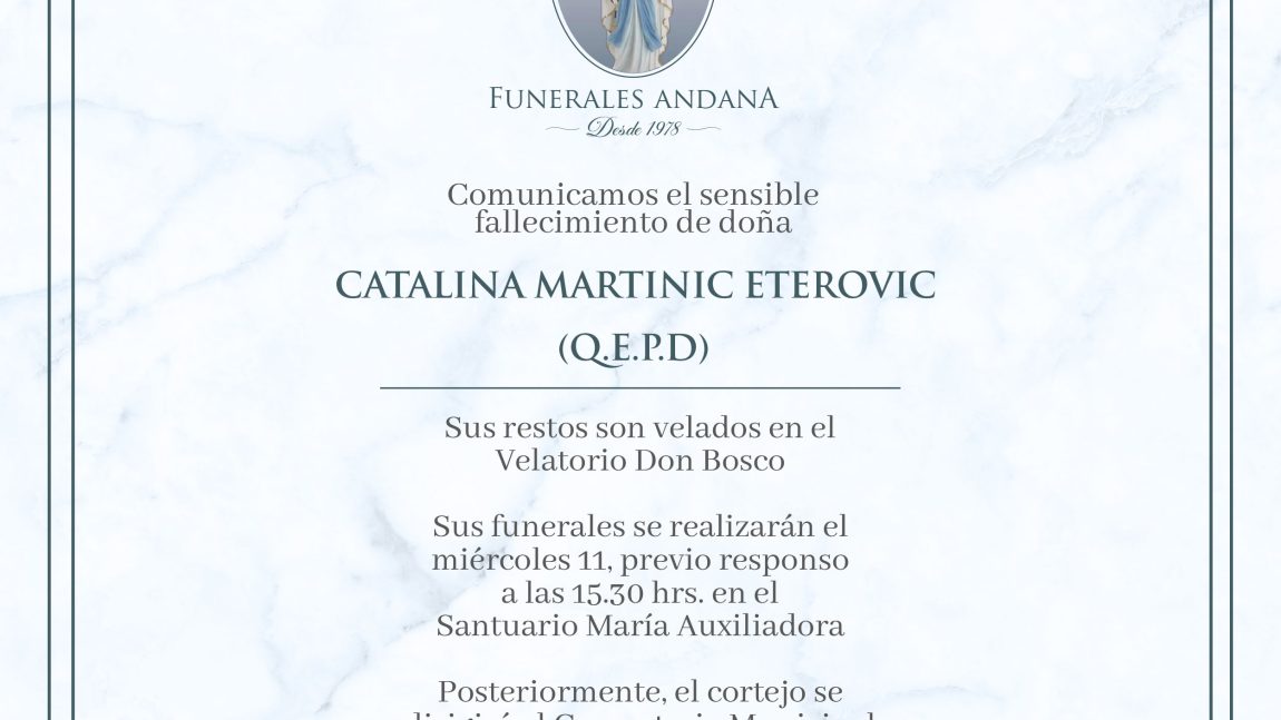 Catalina Martinic Eterovic