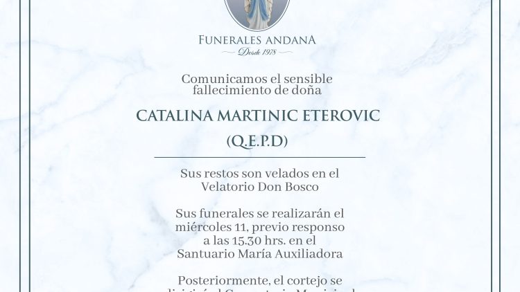 Catalina Martinic Eterovic