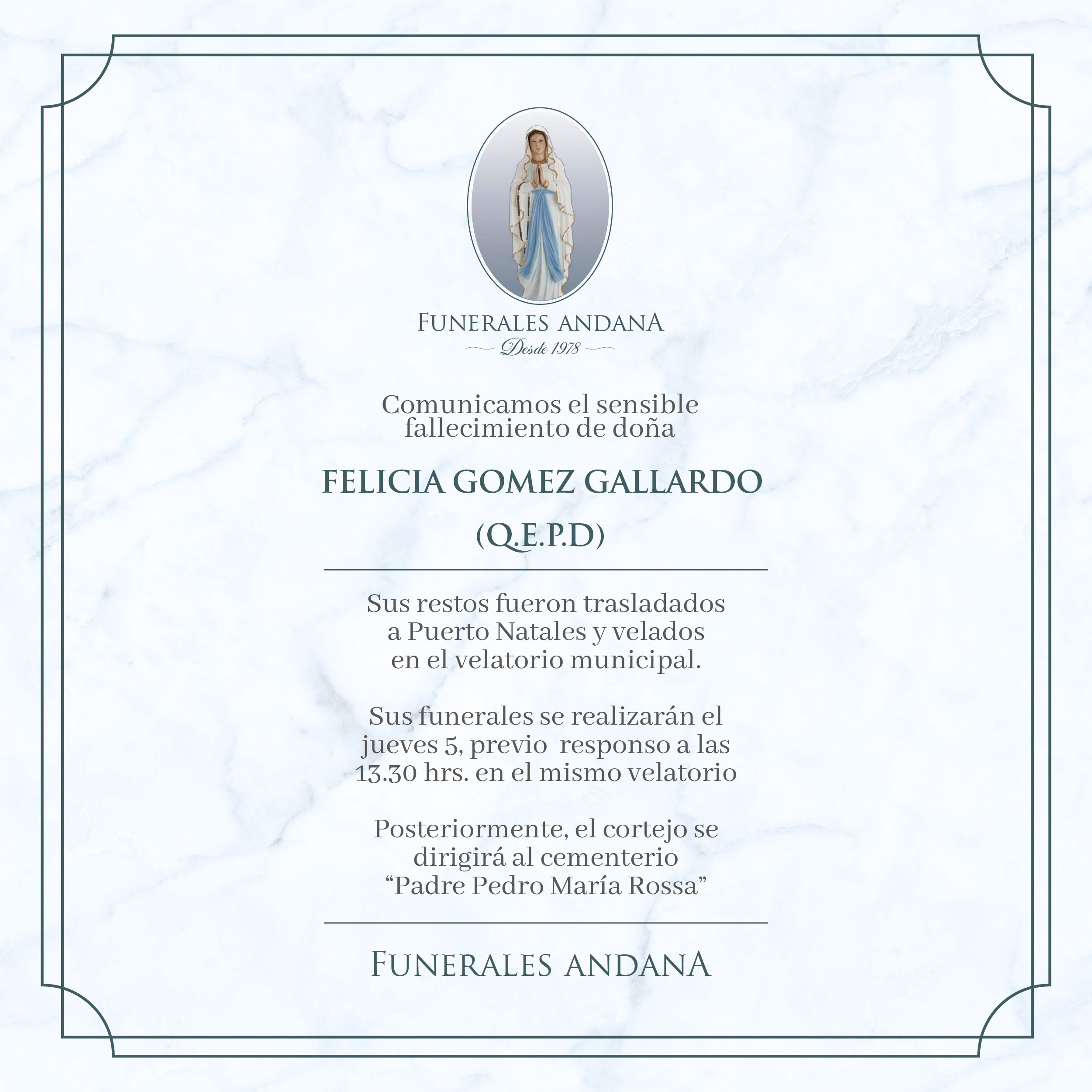 Felicia Gomez Gallardo