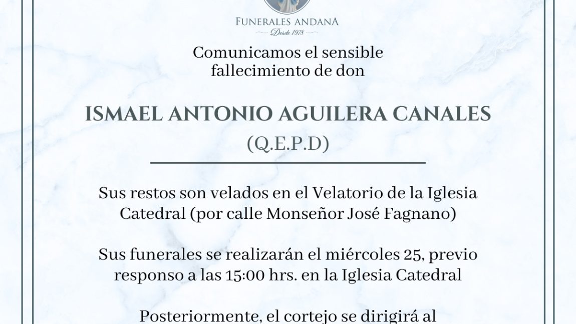 Ismael Antonio Aguilera Canales