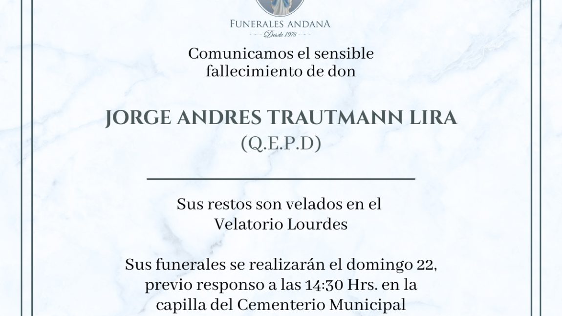 Jorge Andres Trautmann Lira