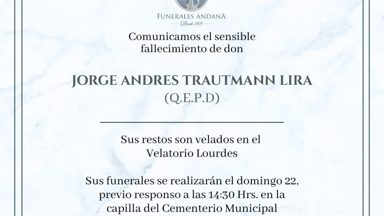 Jorge Andres Trautmann Lira