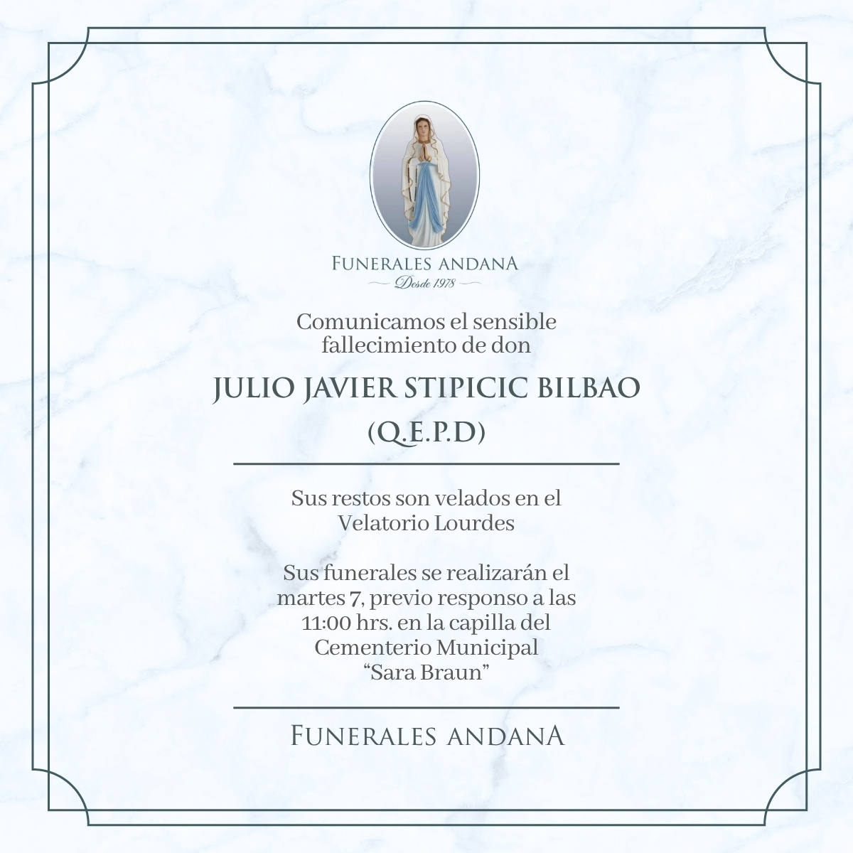 Julio Javier Stipicic Bilbao