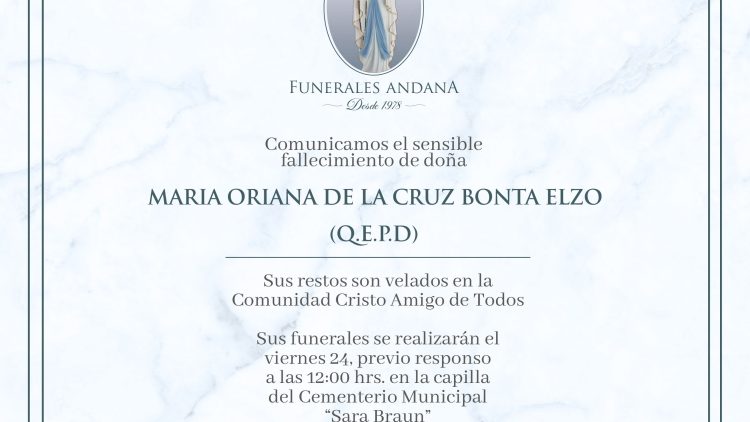 Maria Oriana De La Cruz Bonta Elzo