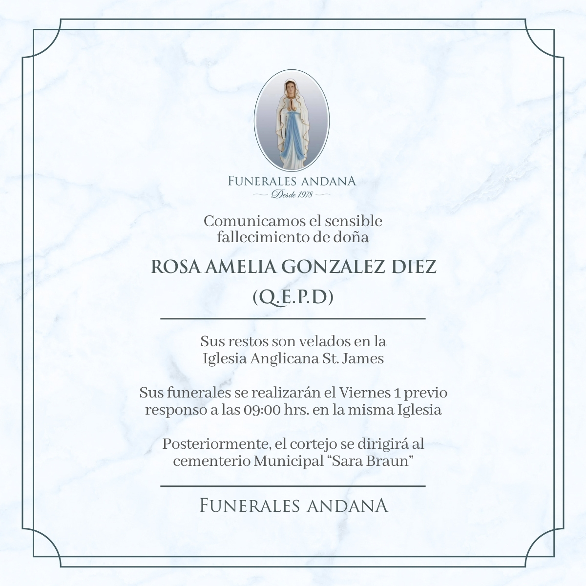 Rosa Amelia Gonzalez Diez
