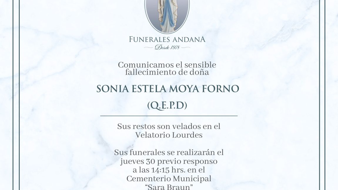 Sonia Estela Moya Forno