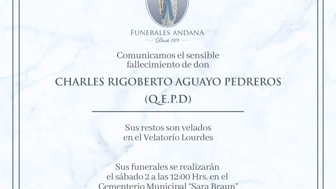 Charles Rigoberto Aguayo Pedreros