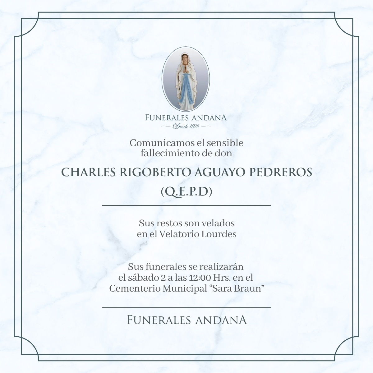 Charles Rigoberto Aguayo Pedreros