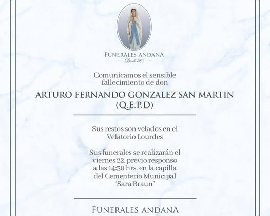 Arturo Fernando Gonzalez San Martin