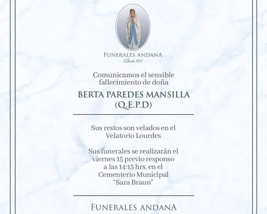 Berta Paredes Mansilla