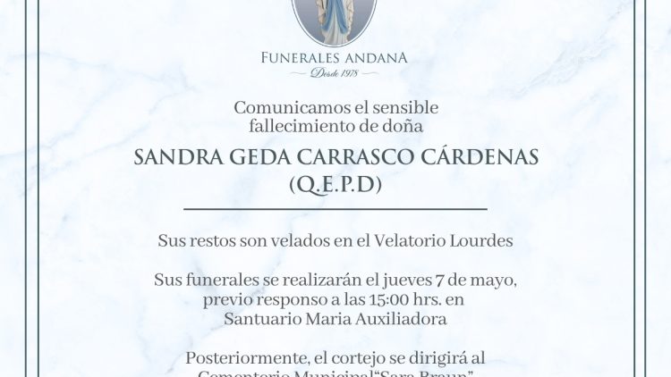 SANDRA GEDA CARRASCO CÁRDENAS