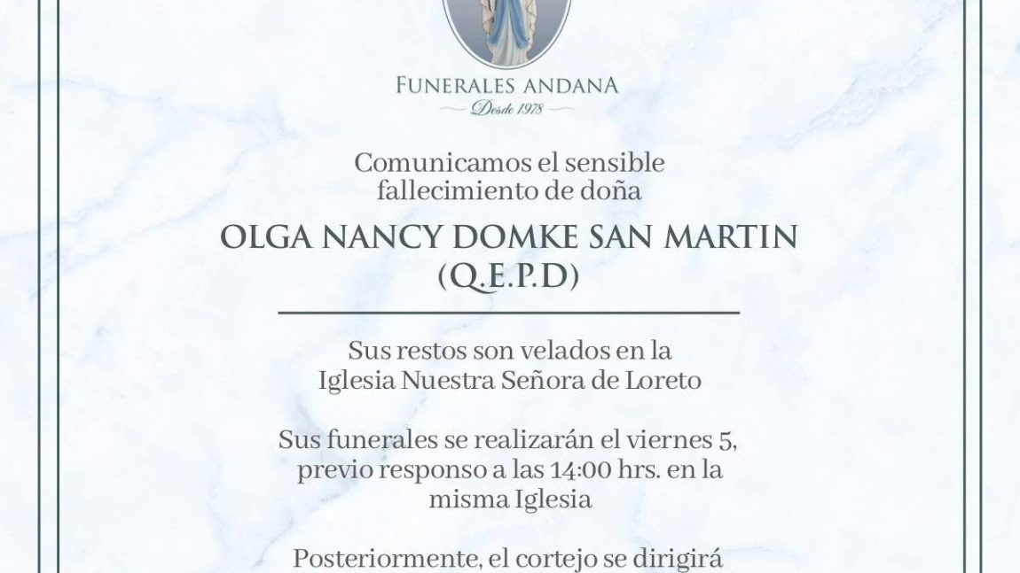 Olga Nancy Domke San Martin