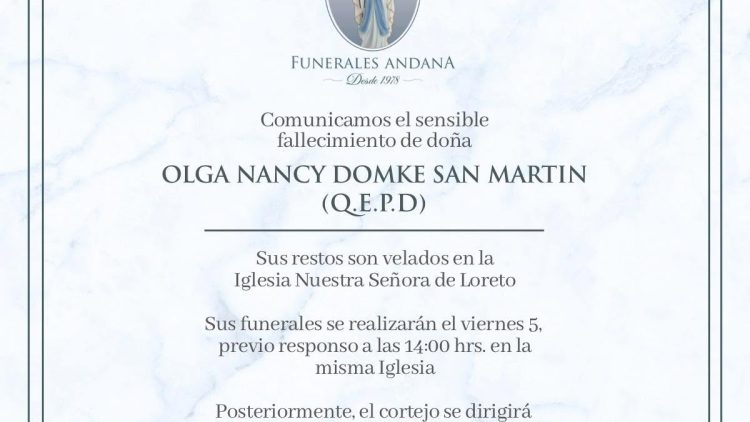 Olga Nancy Domke San Martin