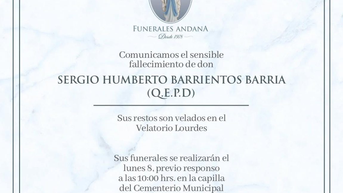 Sergio Humberto Barrientos Barria