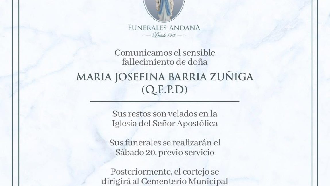 María Josefina Barria Zuñiga