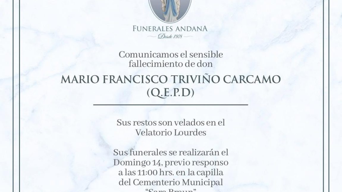 Mario Francisco Triviño Carcamo