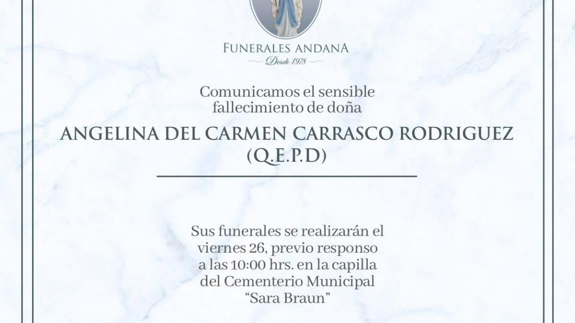 Angelina del Carmen Carrasco Rodríguez