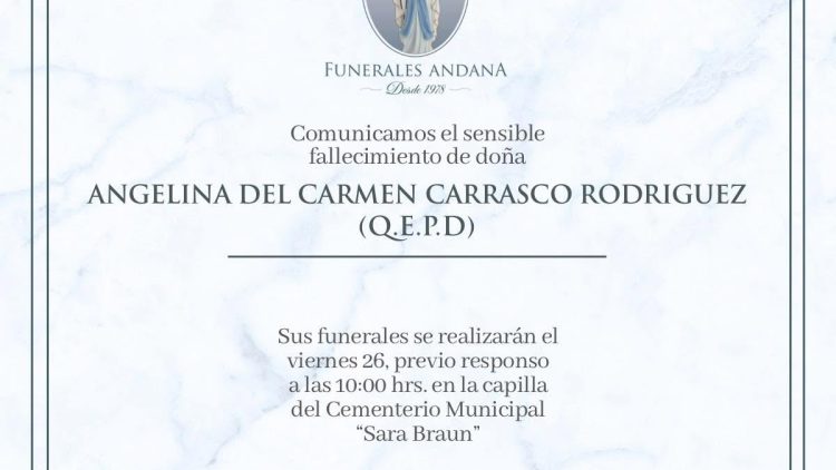 Angelina del Carmen Carrasco Rodríguez