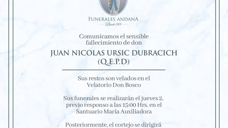 Juan Nicolas Ursic Dubracich