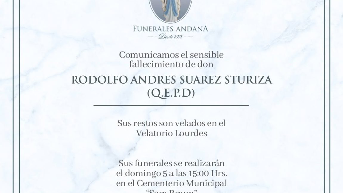 Rodolfo Andres Suarez Sturiza