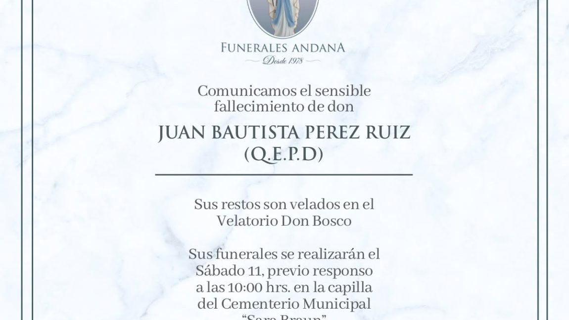 Juan Bautista Perez Ruiz